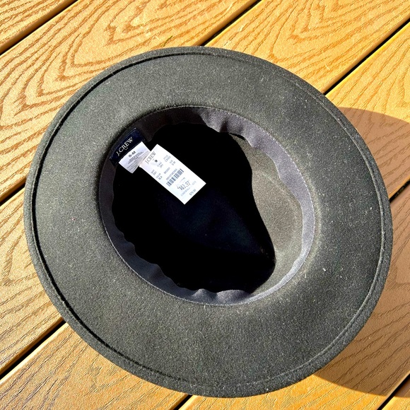 J. Crew black wool fedora hat - Picture 2 of 4